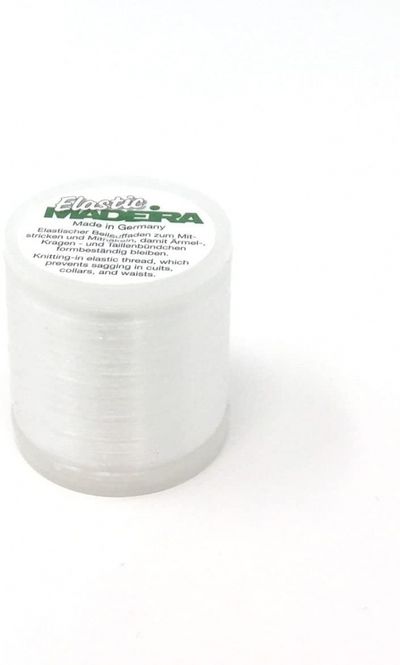 Hovedbilde Strikkeelastikk 200 m transparent elastisk ...