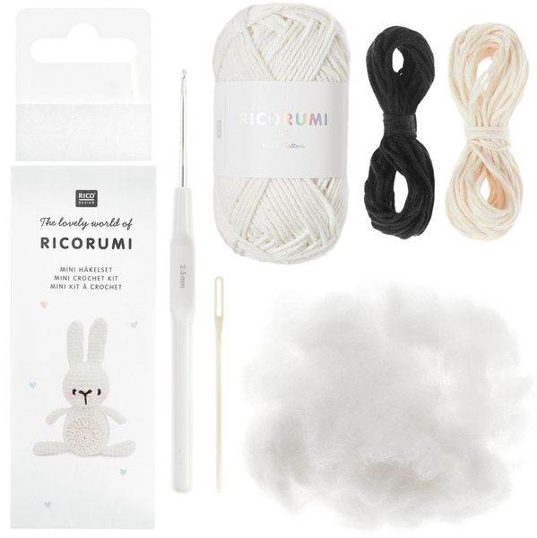 Hovedbilde Ricorumi mini heklepakke Kanin 