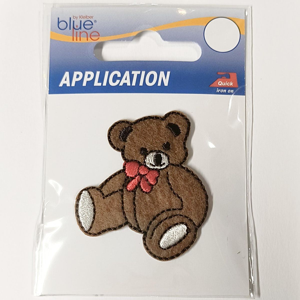 Strykemerke Teddybjørn sittende symerke