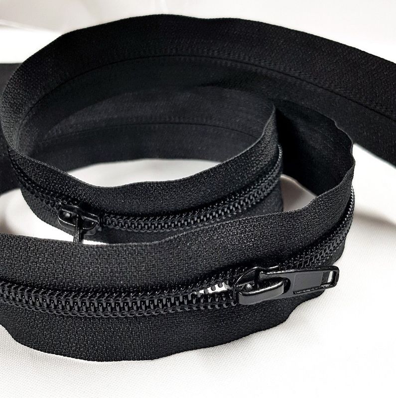 Glidelås metervis 6 mm - flere farger 