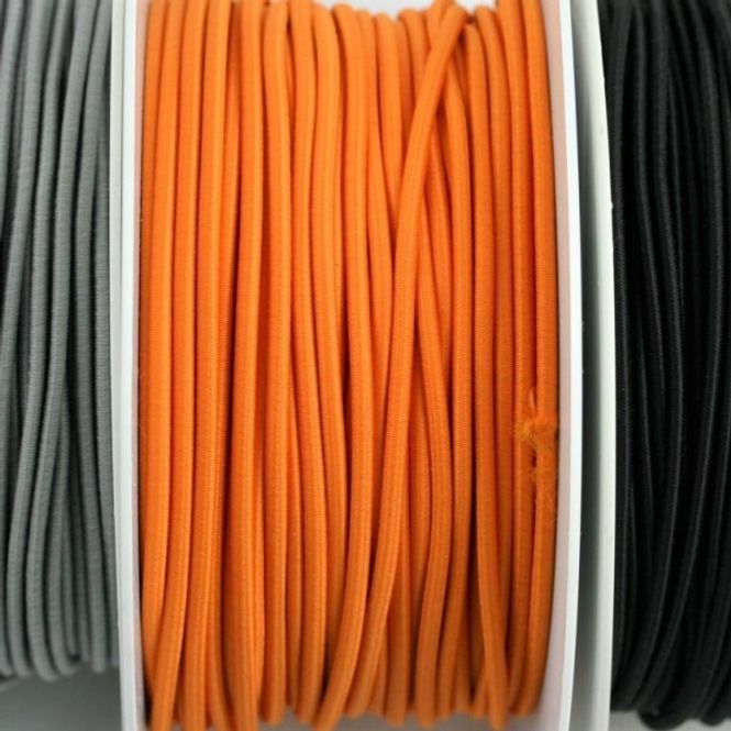 Hovedbilde Rundstrikk 2,5 mm oransje strikksnor
