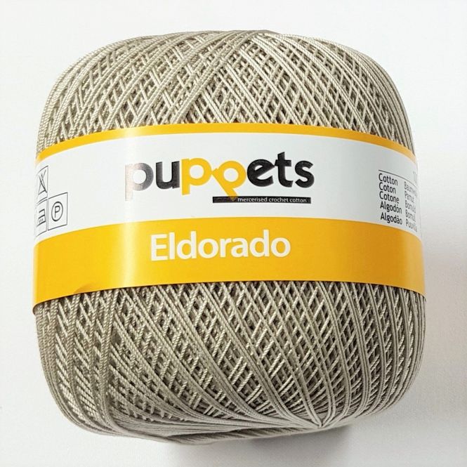 Hovedbilde Heklegarn No.16 grå 50 gr Eldorado Puppets C04212