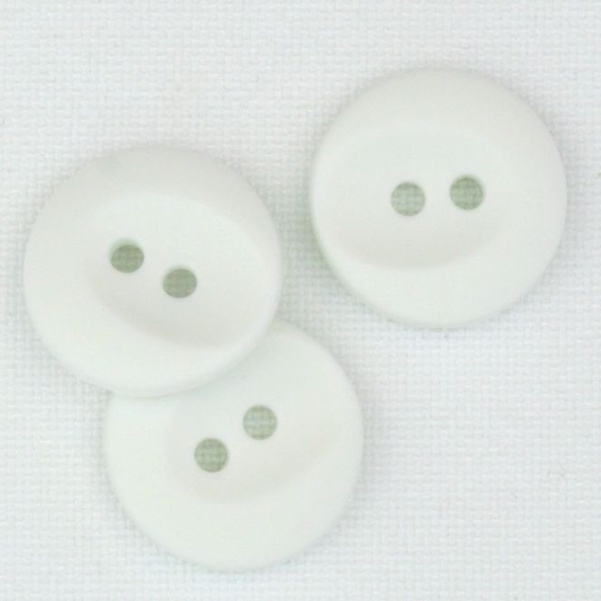 Hovedbilde Knapp hvit 13 mm forsenkning