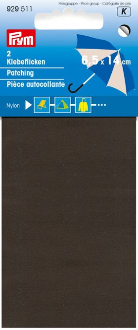Hovedbilde Selvklebende lappelapp Prym 511 mørkebrun 