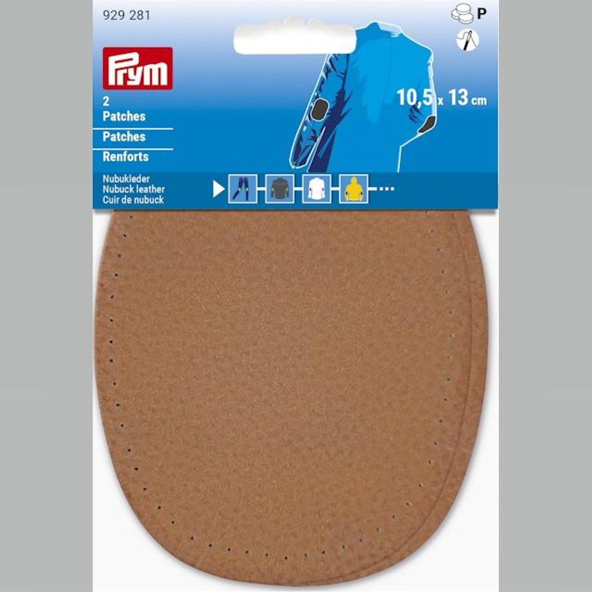 Albulapp nubucklær Kamel 10,5 x 13 cm 