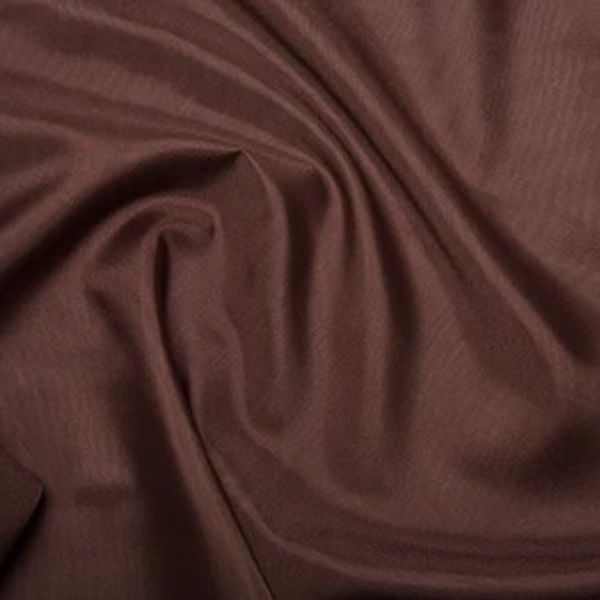 Hovedbilde Forstoff Monaco ensfarget Mørkebrun polyester