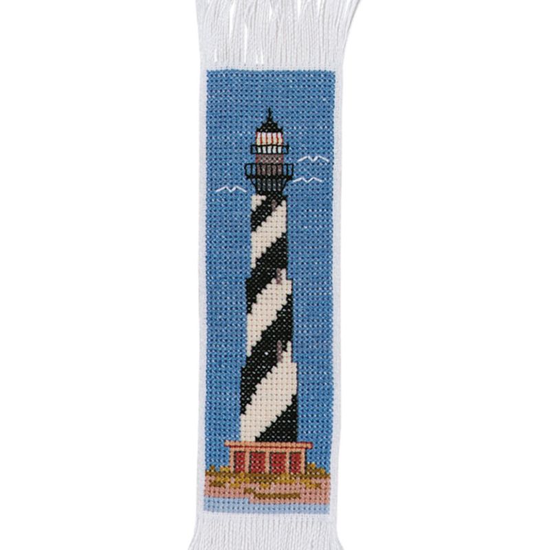 Bokmerke Fyrtårn Cape Hatteras 5 x 21 cm broderipakke