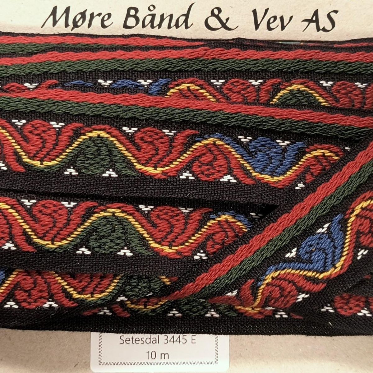 Koftebånd Setesdal 40 mm mørk 3445 E