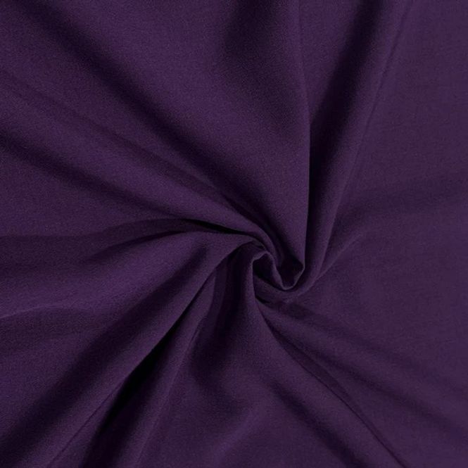 Hovedbilde Viscosepoplin ensfarget lilla blusestoff