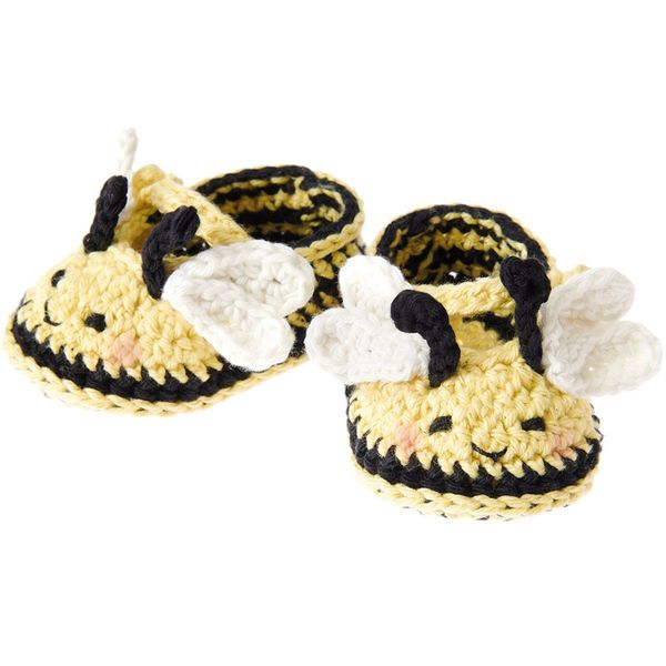 Hovedbilde Ricorumi babysko Bier  heklepakke babyteppe 