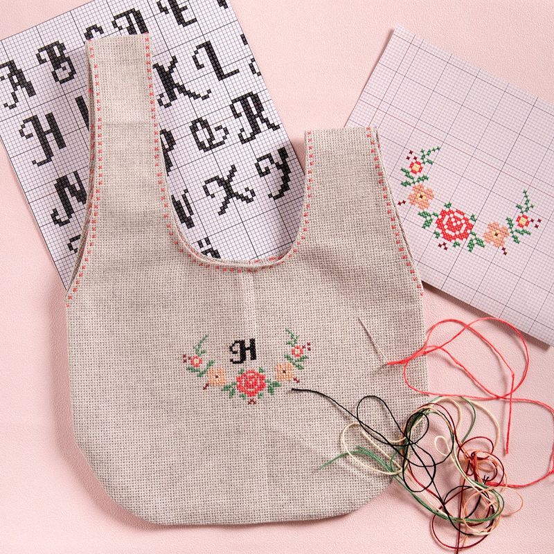 Prosjektveske Cikoria knot bag