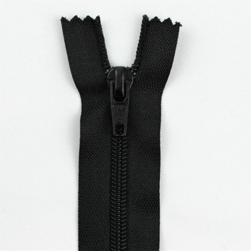 Bukseglidelås nylon 6 mm - flere farger og lengder - spiralglidel