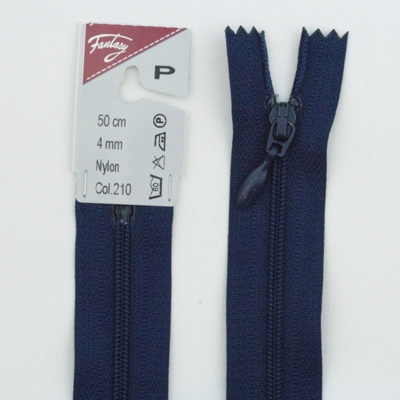 Glidelås 4 mm nylon ikke-delbar spiralglidelås