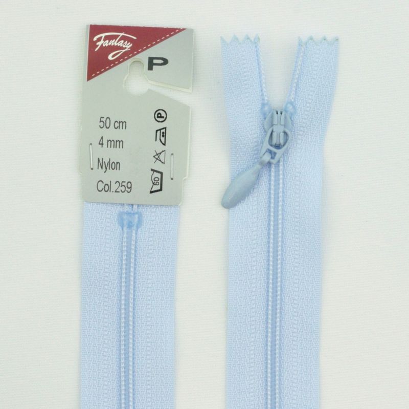 Glidelås 4 mm nylon ikke-delbar spiralglidelås