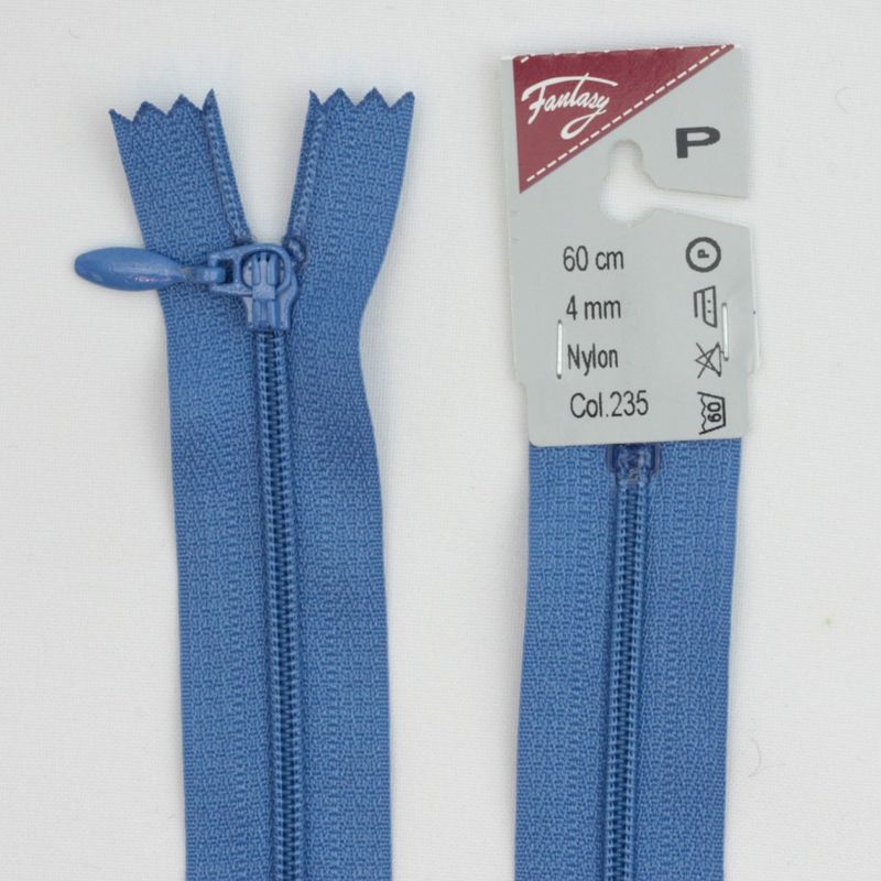Glidelås 4 mm nylon ikke-delbar spiralglidelås