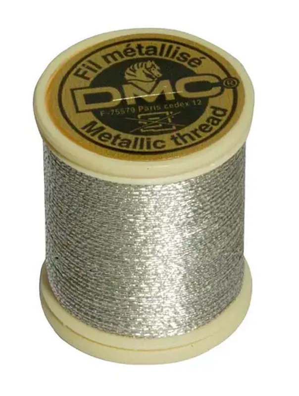 DMC Metallisk broderitråd - gull og sølv