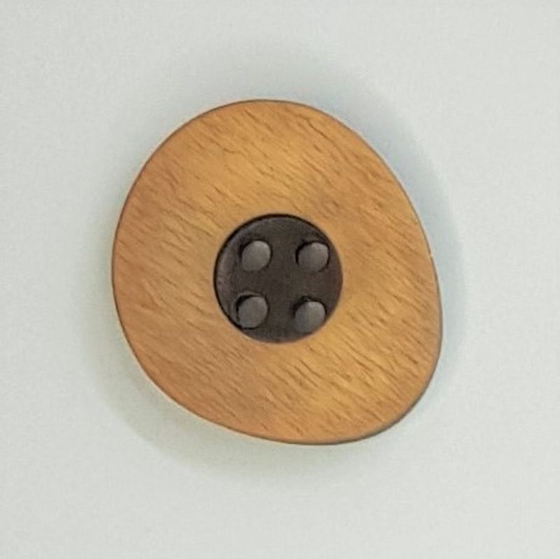 Knapp På skeivå 25 mm -  kåpeknapp