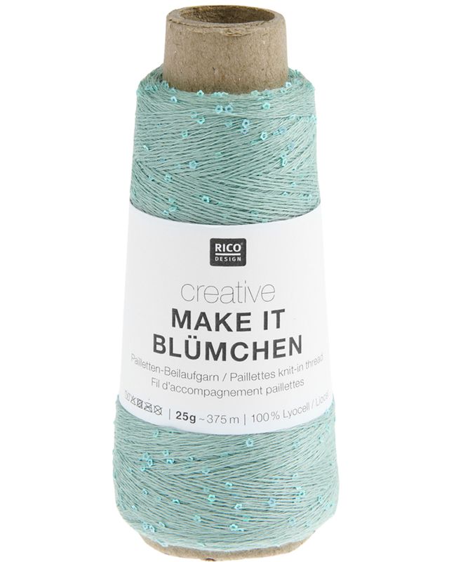 Creative Make It Blümchen - paljett følgetråd 375 m