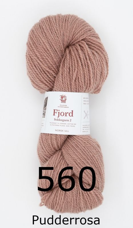 Fjord Sokkegarn 2 - alle farger