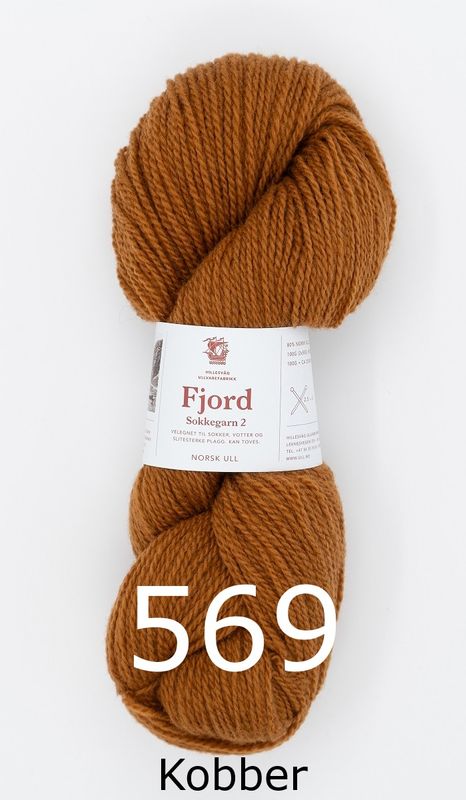 Fjord Sokkegarn 2 - alle farger