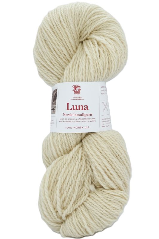 Luna - Norsk lamullsgarn 100 g Hillesvåg Fabrikker