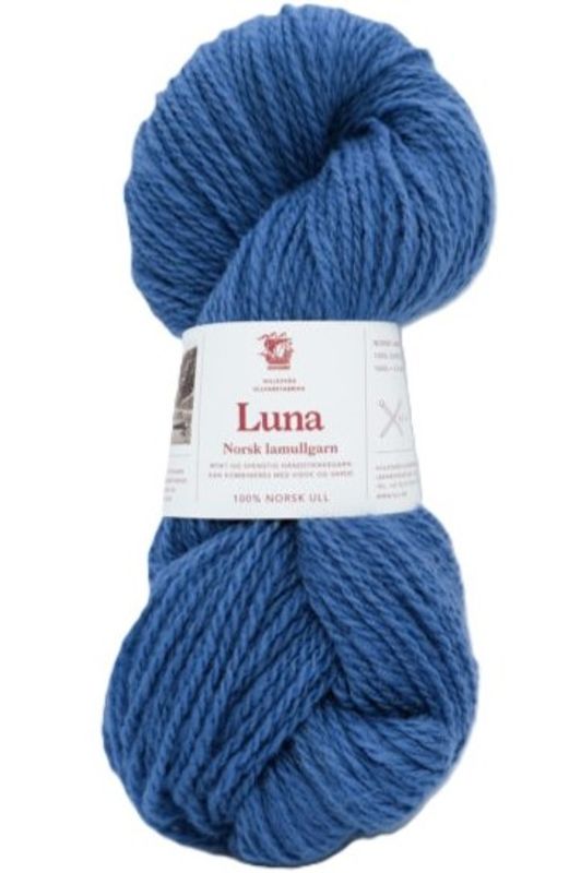 Luna - Norsk lamullsgarn 100 g Hillesvåg Fabrikker