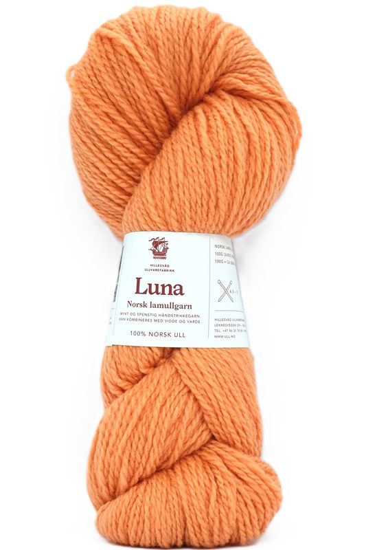 Luna - Norsk lamullsgarn 100 g Hillesvåg Fabrikker