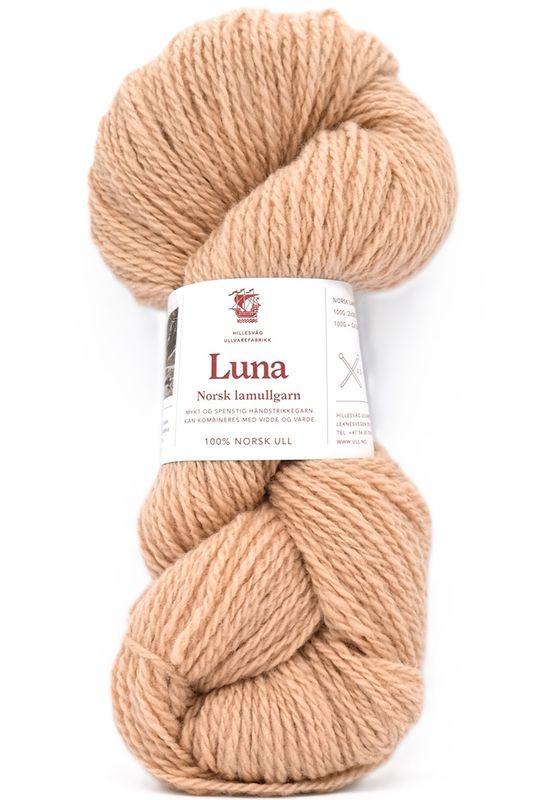 Luna - Norsk lamullsgarn 100 g Hillesvåg Fabrikker