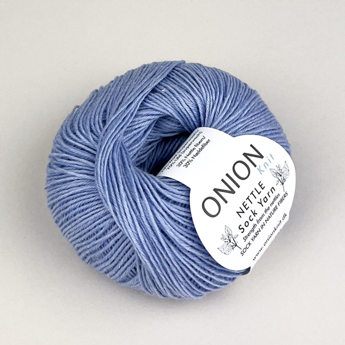 Onion Nettle sokkegarn med neslefiber 50 g