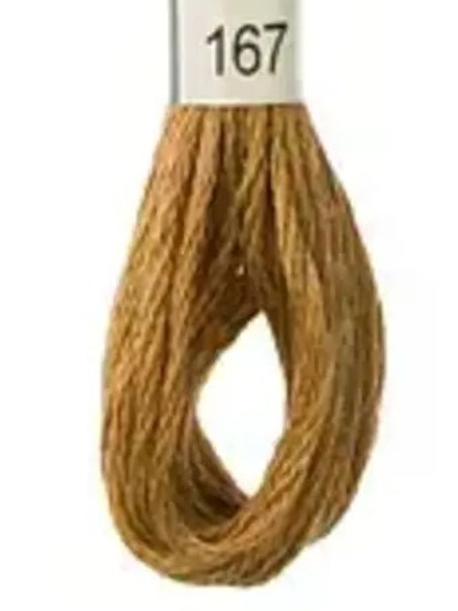 DMC Mouline No. 117 ensfarget brodergarn bomull