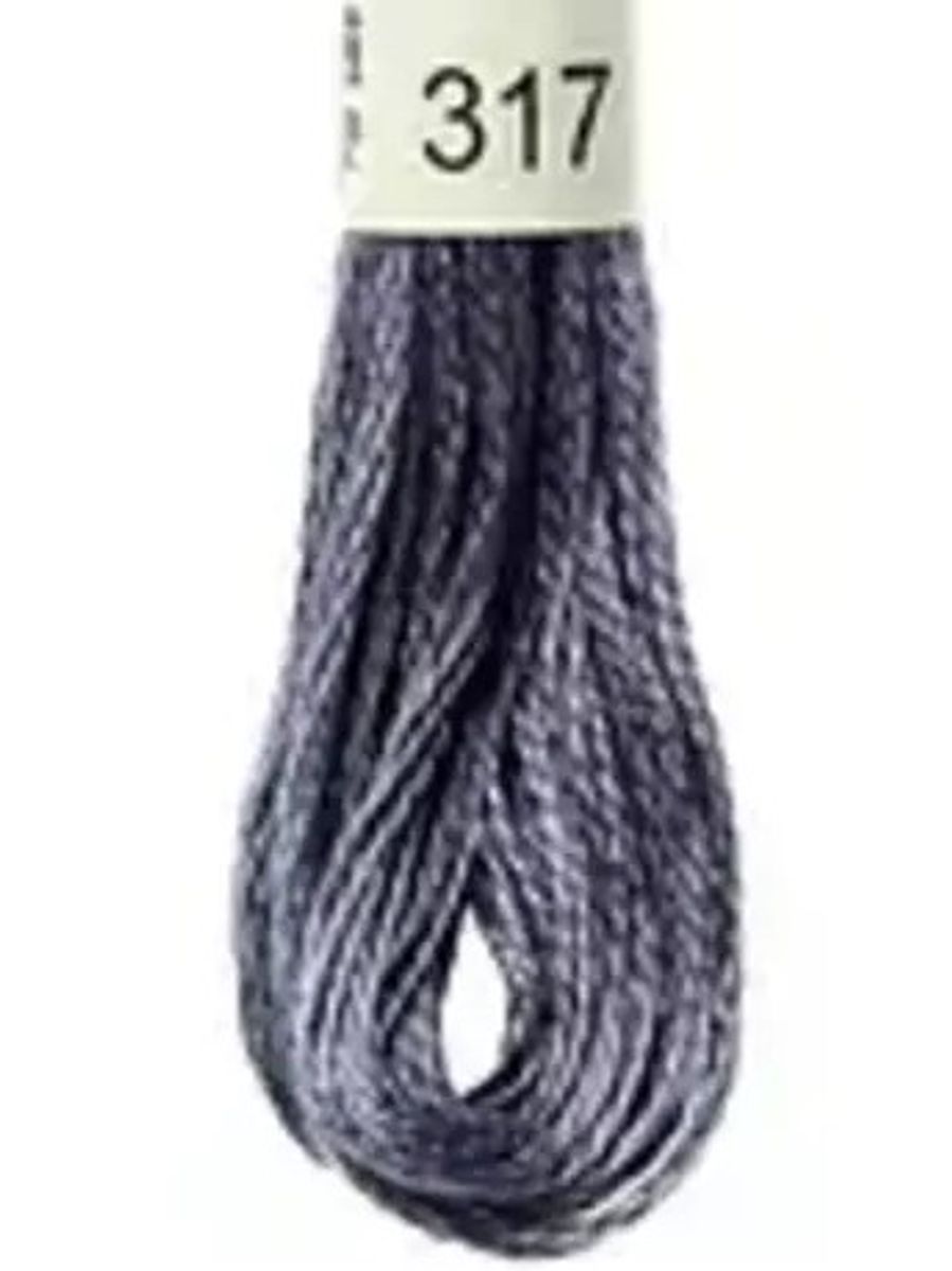 DMC Mouline No. 117 ensfarget brodergarn bomull
