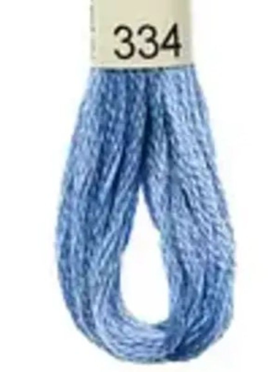 DMC Mouline No. 117 ensfarget brodergarn bomull