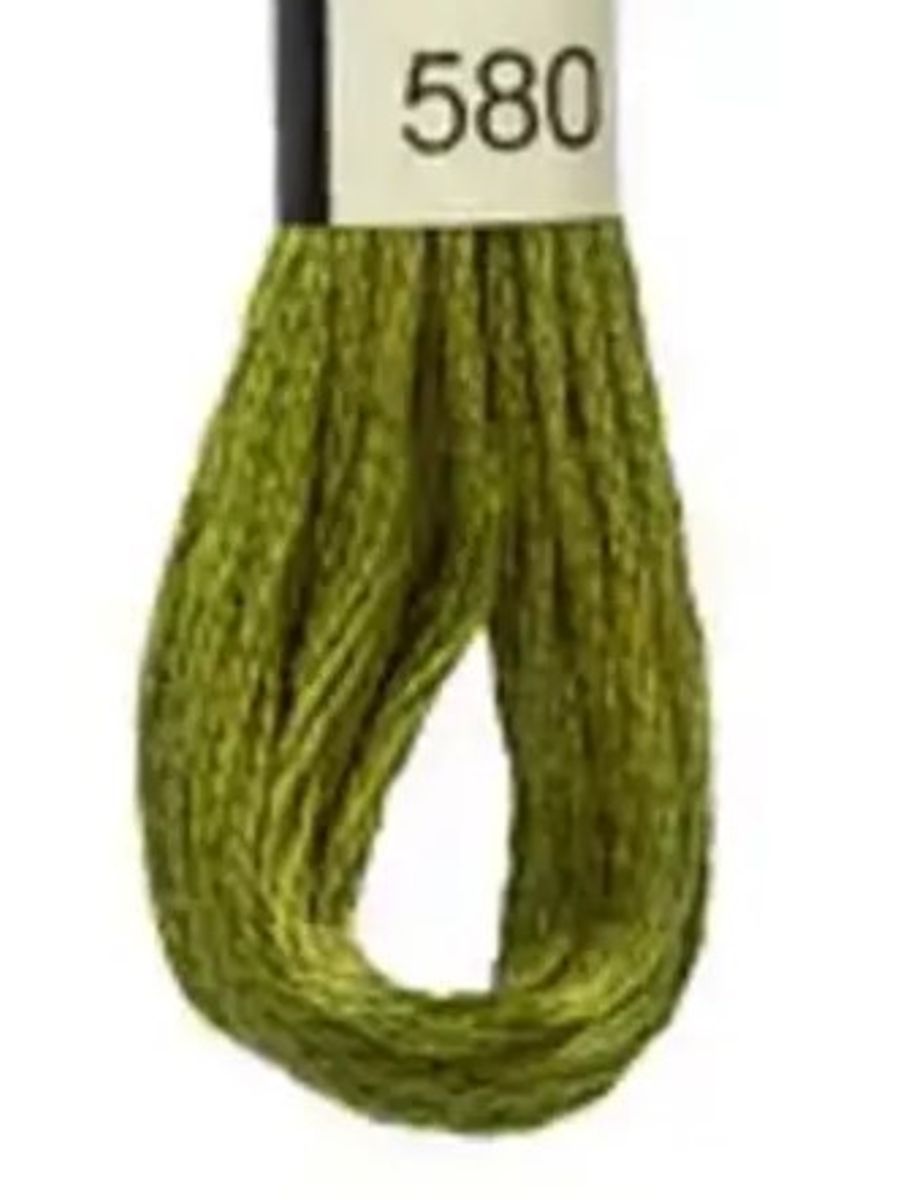 DMC Mouline No. 117 ensfarget brodergarn bomull