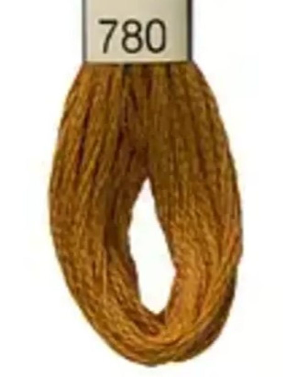 DMC Mouline No. 117 ensfarget brodergarn bomull