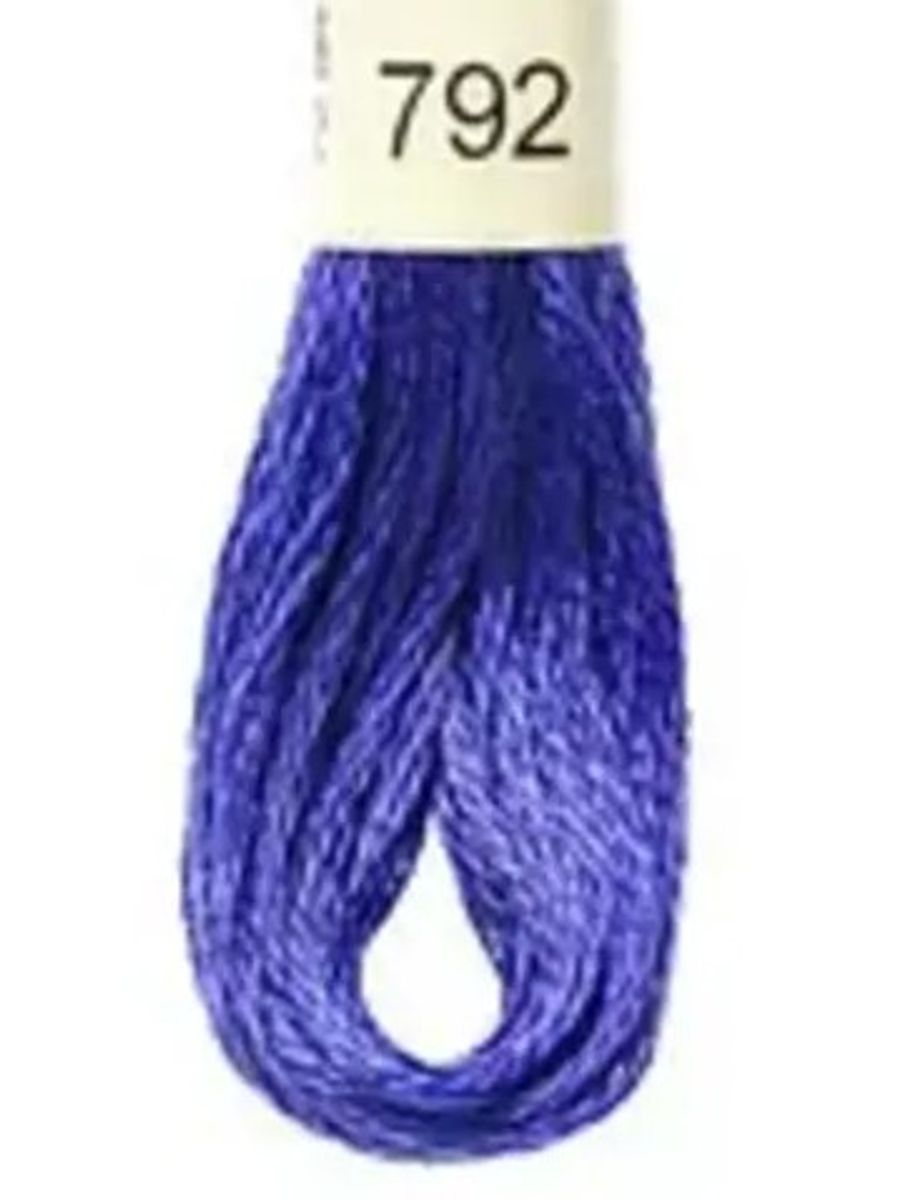 DMC Mouline No. 117 ensfarget brodergarn bomull