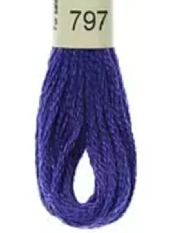 DMC Mouline No. 117 ensfarget brodergarn bomull