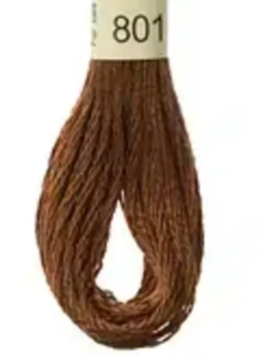 DMC Mouline No. 117 ensfarget brodergarn bomull