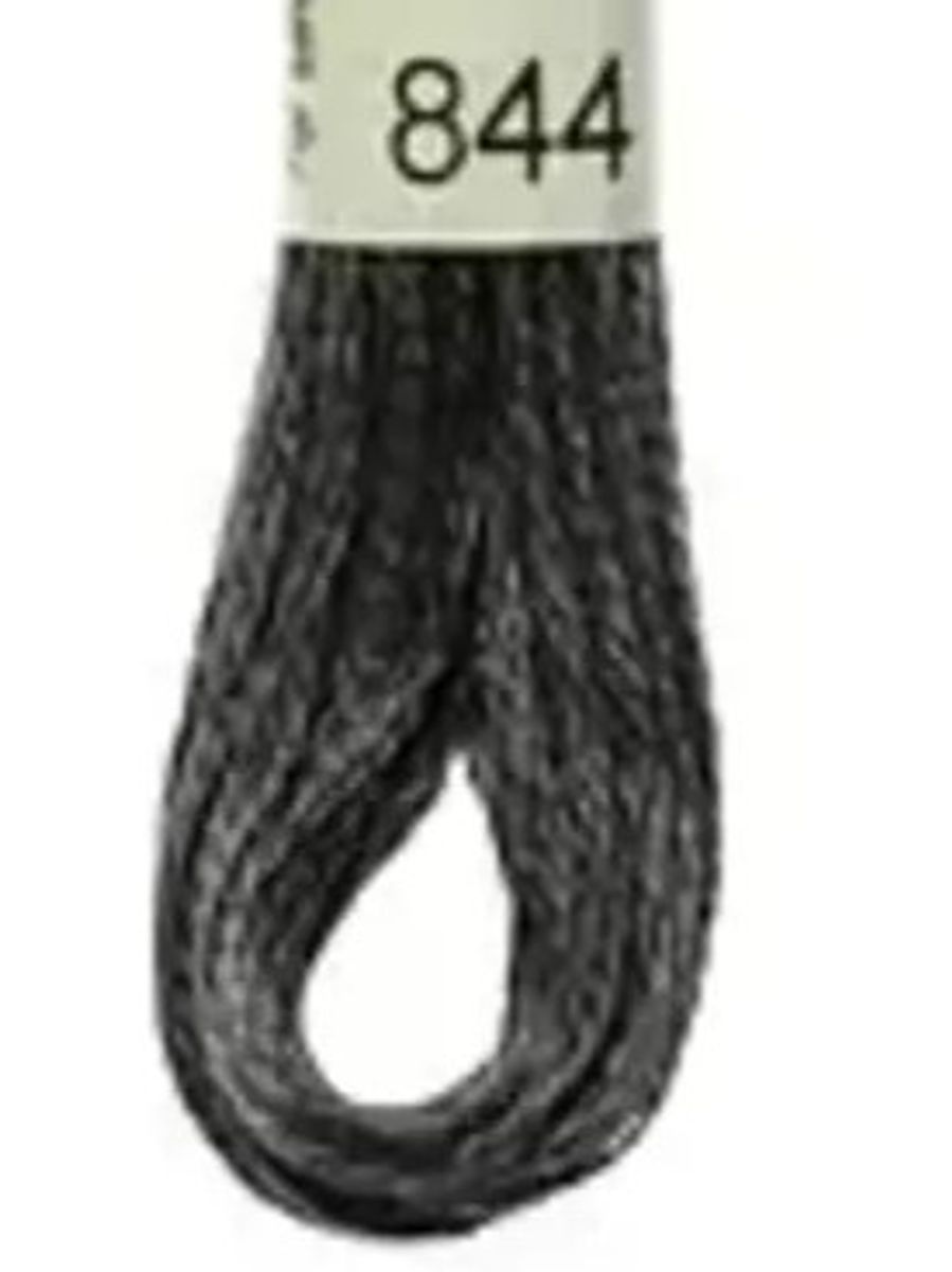 DMC Mouline No. 117 ensfarget brodergarn bomull