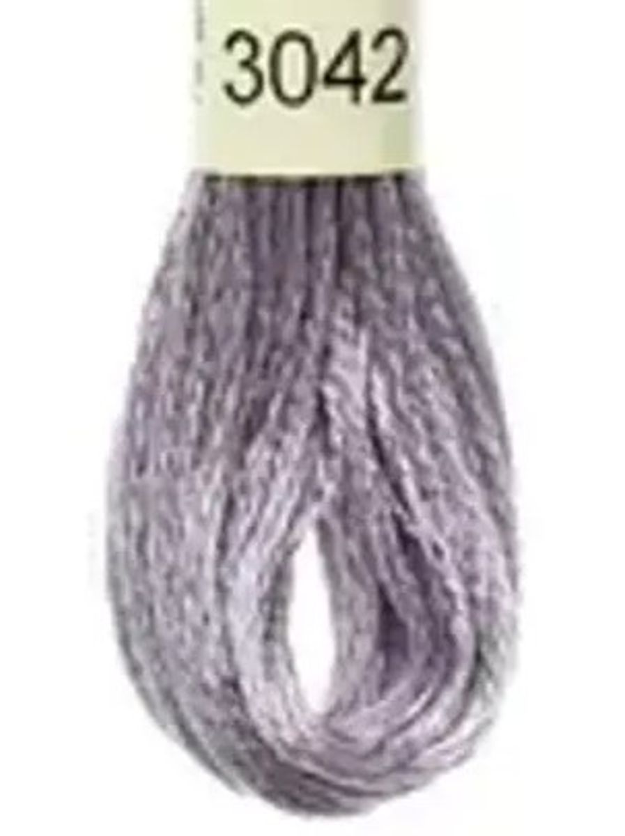 DMC Mouline No. 117 ensfarget brodergarn bomull
