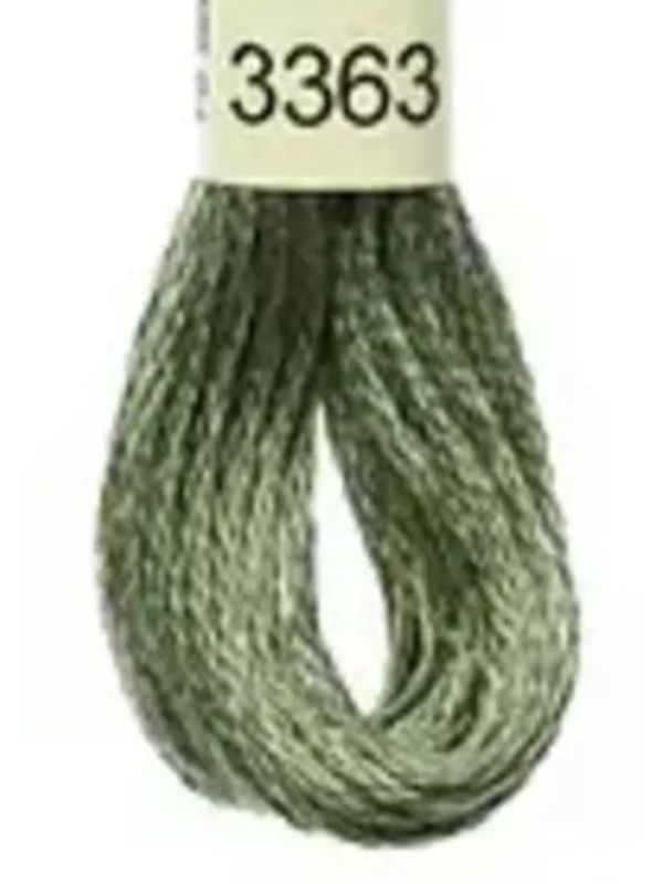 DMC Mouline No. 117 ensfarget brodergarn bomull