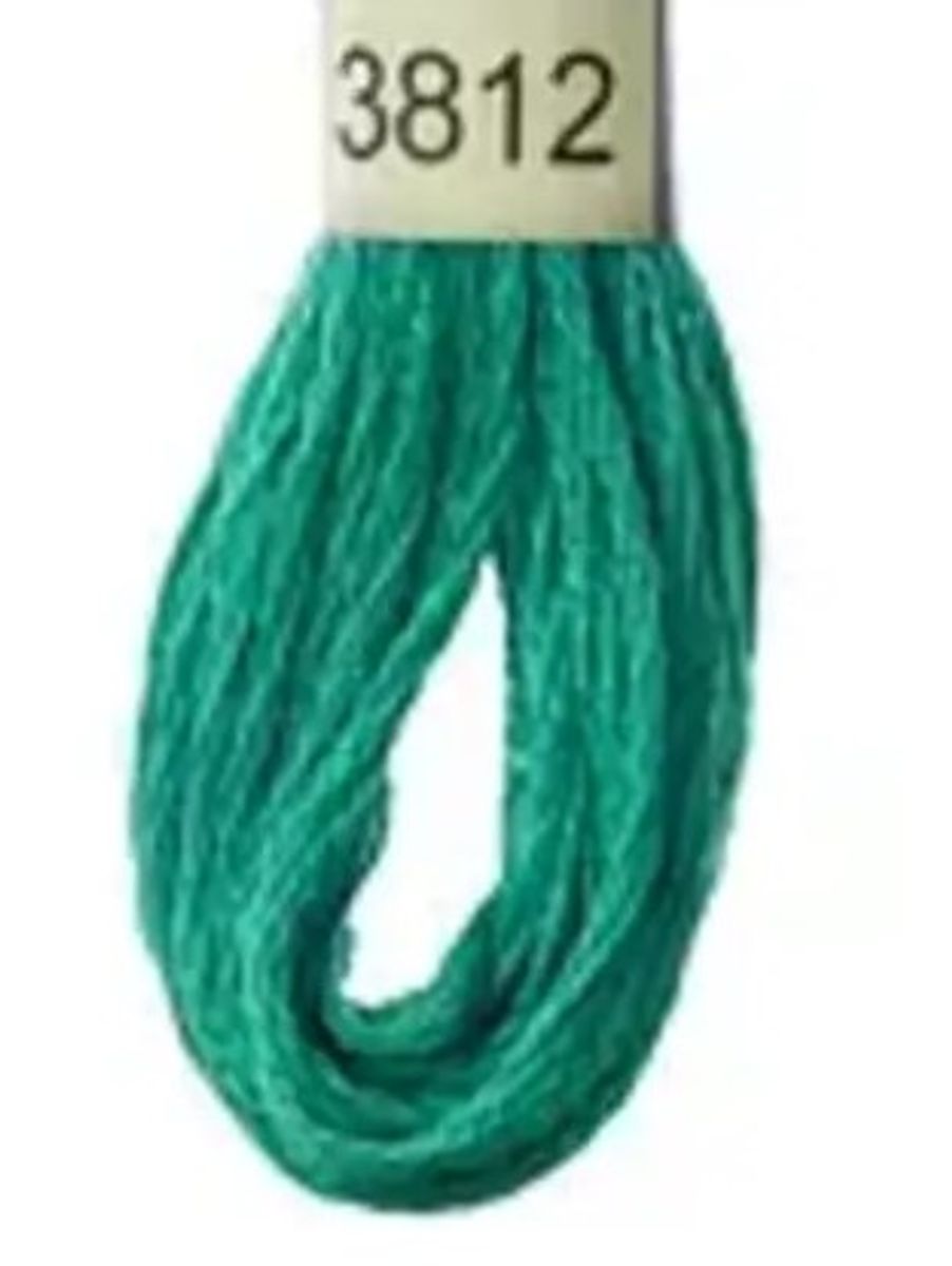 DMC Mouline No. 117 ensfarget brodergarn bomull
