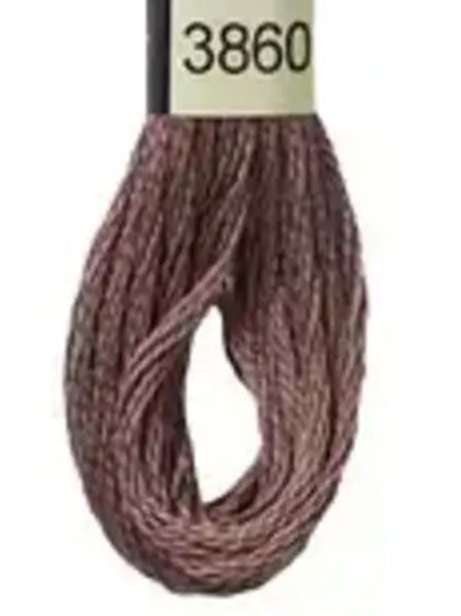 DMC Mouline No. 117 ensfarget brodergarn bomull