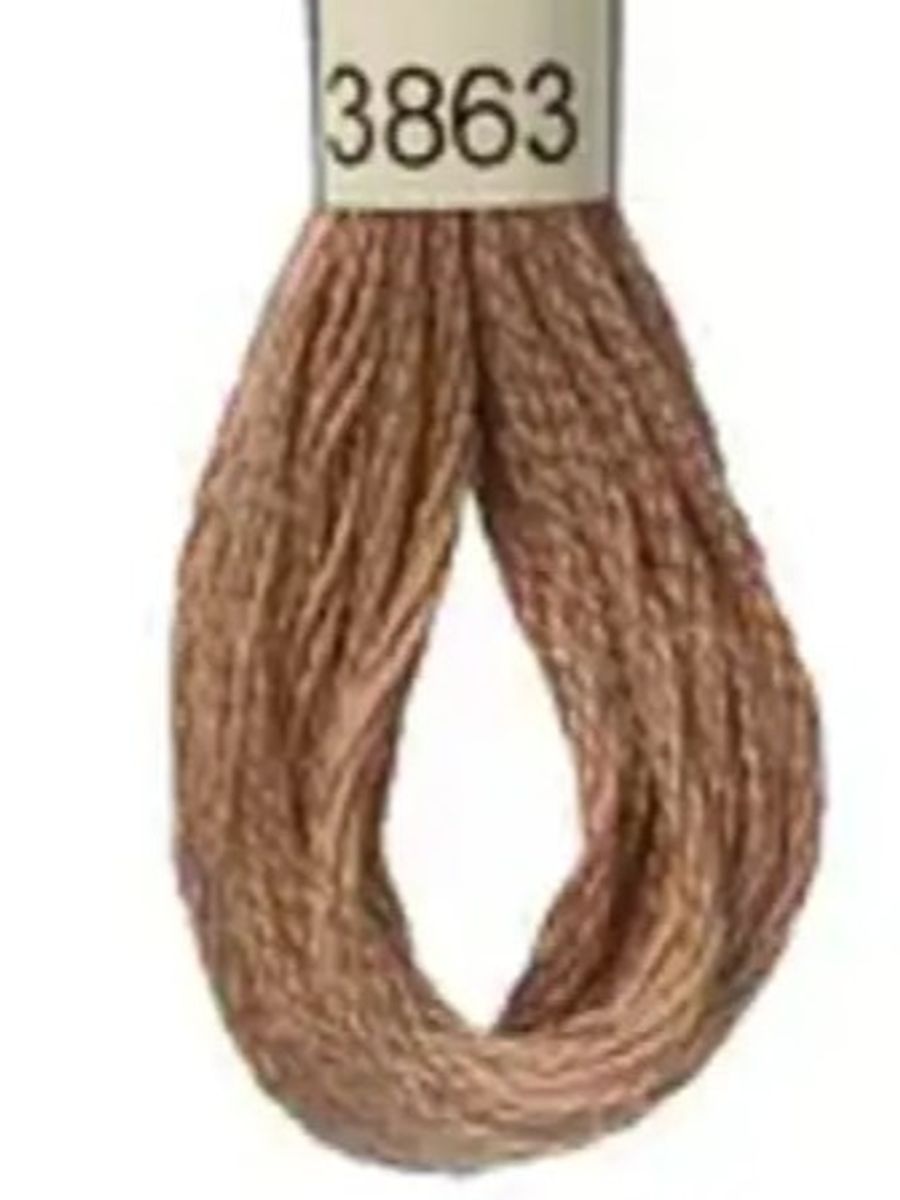 DMC Mouline No. 117 ensfarget brodergarn bomull