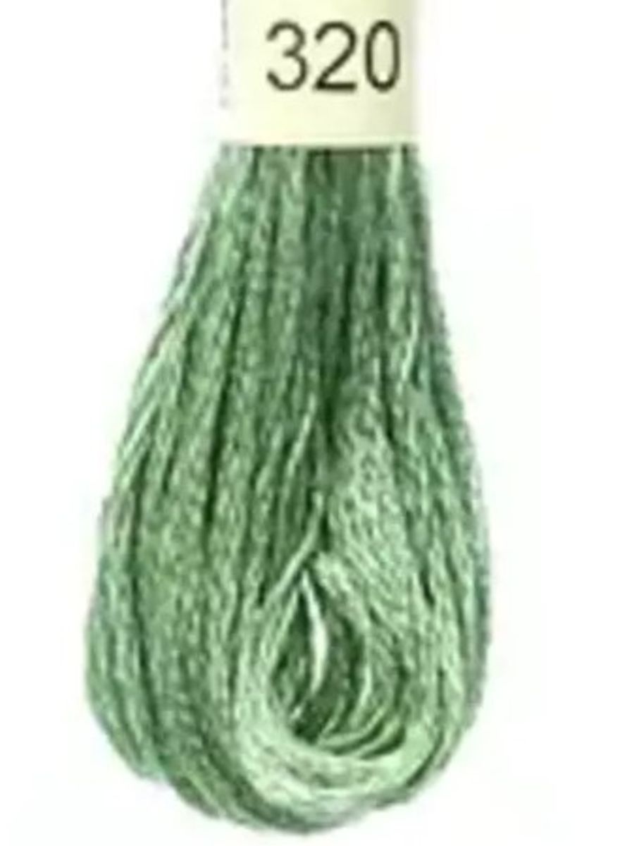 DMC Mouline No. 117 ensfarget brodergarn bomull