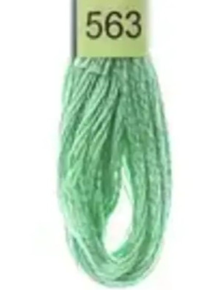 DMC Mouline No. 117 ensfarget brodergarn bomull