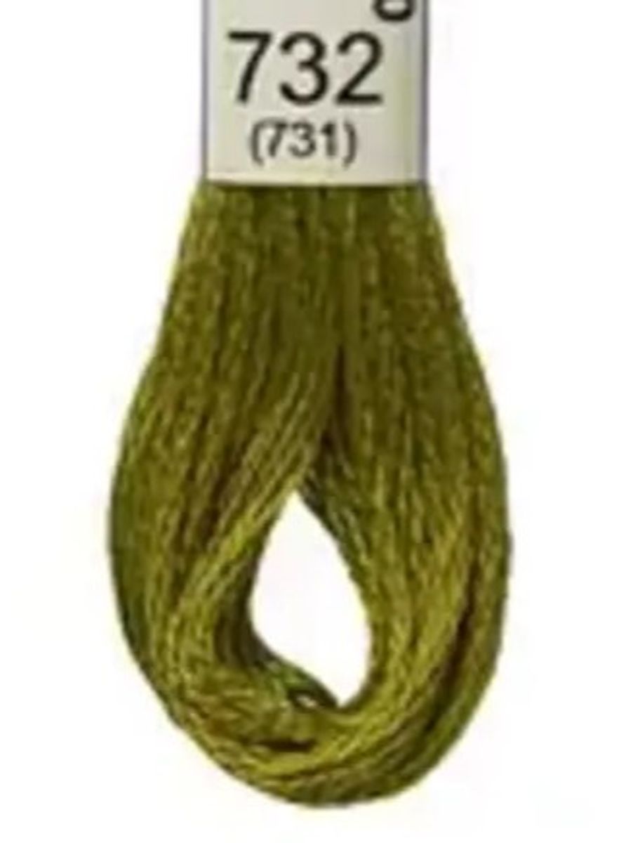 DMC Mouline No. 117 ensfarget brodergarn bomull
