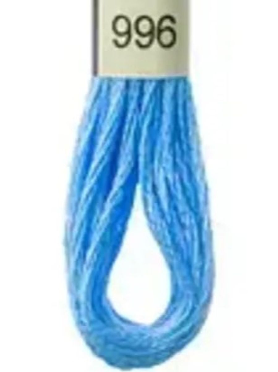 DMC Mouline No. 117 ensfarget brodergarn bomull