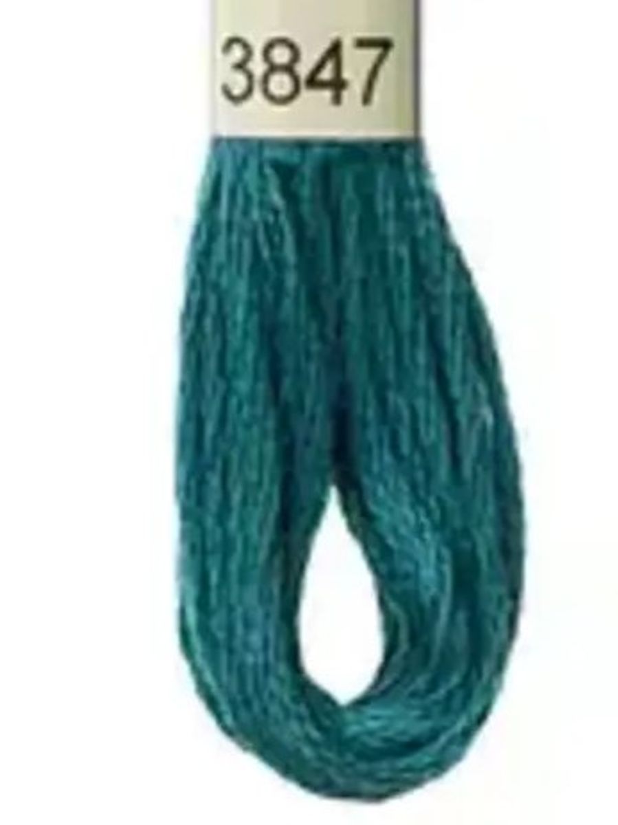 DMC Mouline No. 117 ensfarget brodergarn bomull