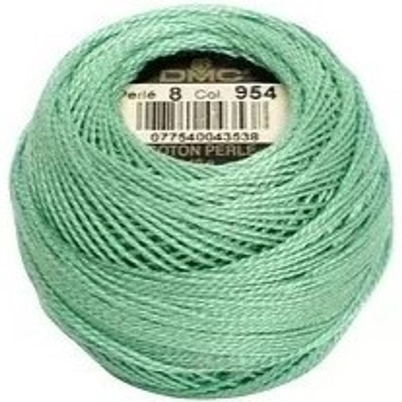 Perlegarn No.  8 DMC 116 Ensfarget bomull - Pearl cotton