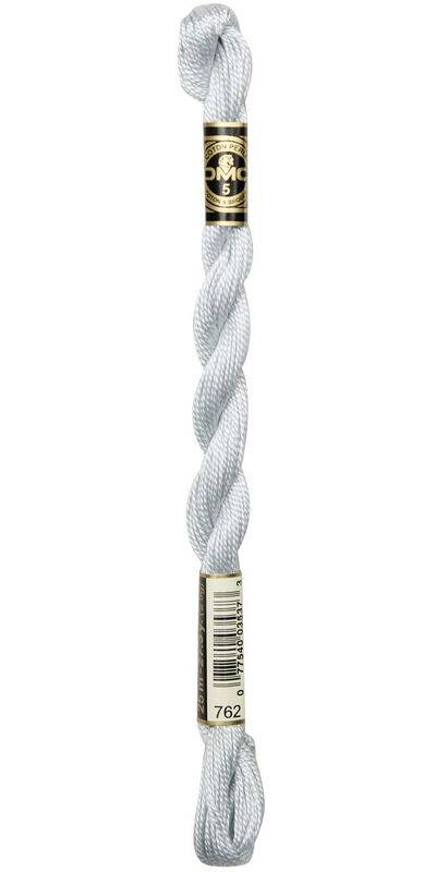 Perlegarn No.  5 DMC 115 Ensfarget bomullsbroderigarn